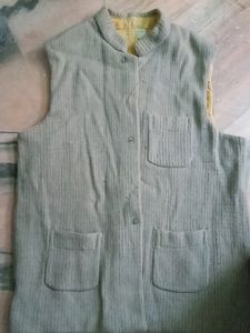 Men Half Woolen Jacket