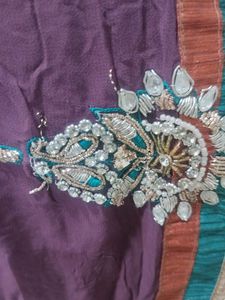 Elegant Purple Saree