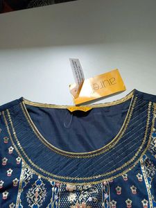 Charcoal Blue Aurelia Kurti