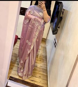 Elegant Lavender Saree