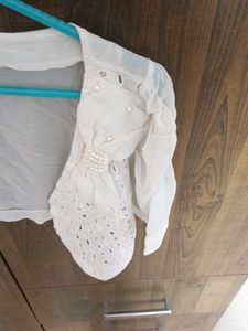 White Lace Shrug