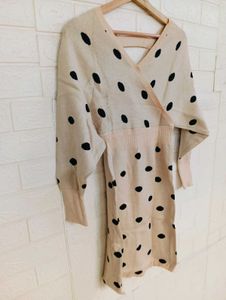 mini polka dot y2k body fit dress