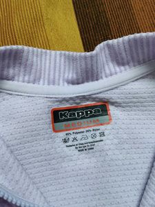 Kappa Striped Brand Logo Zip-Front Sport Jacket