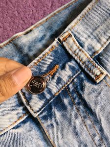 straight Leg Denim Jeans