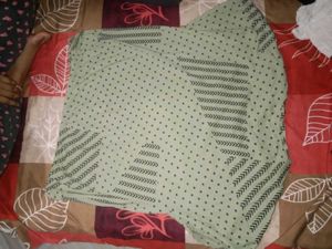 Sage Green Patterned Top