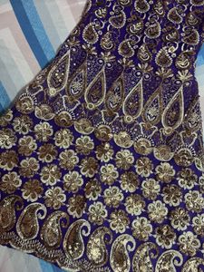 Purple Embroidered Kurta