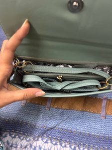 Charles &amp; Keith Mint Green Crossbody Bag