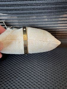 free size Gold-tone Bangle with Gemstones