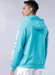 Locomotive Light Blue Graphic Hoodie