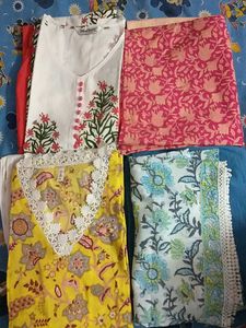 4 Kurta Sets Combo