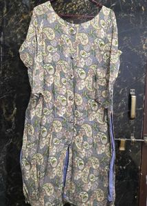Grey Rayon Kurta