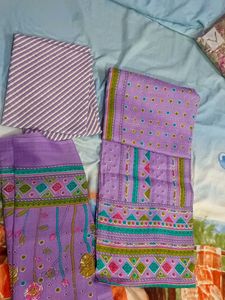 Women Cotton With Work Suit Set