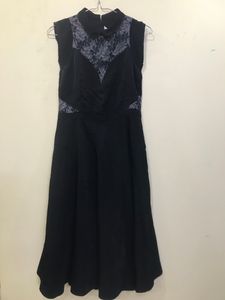 Midi Black Dress From Soie
