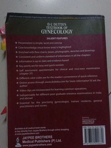 DC Dutta Gynecology Textbook