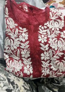 Lakhnwi Handbwork Kurti Set