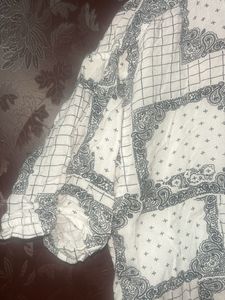 Patterned Short Sleeve Shirt