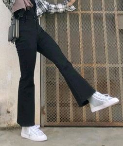 Vintage Black Bootcut Jeans