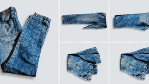 Stylish Blue Denim Joggers