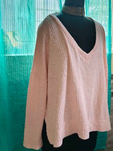 🎁Buy 2 Get 1 Free🎁Peach V-Neck Pullover Top
