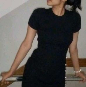 Chic Black Knit Dress