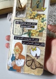 phone cover with journal art