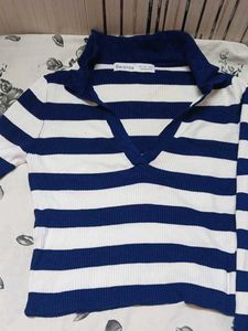 Striped Knit Sweater