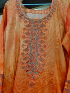 Lawn Material Neck Embroidery Kurti