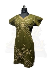 Elegant Olive Green Kurta