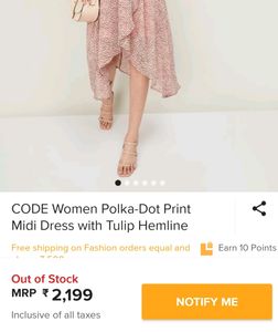 Code Polka Dot Dress