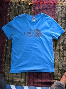 North Face Blue Graphic Tee