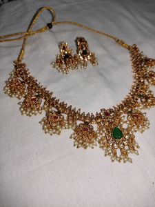 Premiem Quality Guttapusalu Necklace