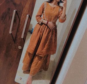 Indo Era Embllished Kurta Set With Dupatta