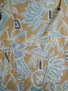 Vintage Print Mini Dress