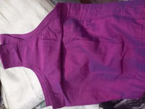 Purple Sleeveless Blouse