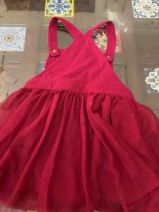 Adorable Red Girls Dress