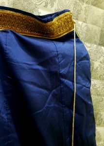 Mystic Navy Embroidery Choli For Women