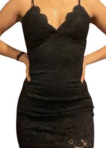 Lace Mini Slip Dress