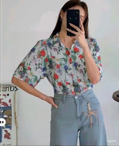 Vintage Floral Print Shirt✨️