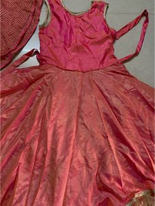 Girls&#39; Ethnic Dress with Shrug