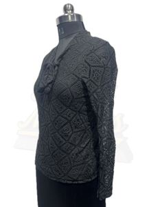 Elegant Black Lace Top