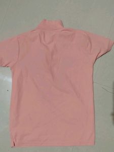 Stylish Peach Polo T-Shirt