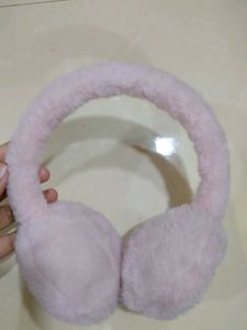 Soft Pink Faux Fur Earmuffs - Winter Warmth