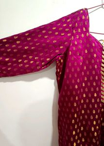 Elegant Purple &amp; Gold Kurti