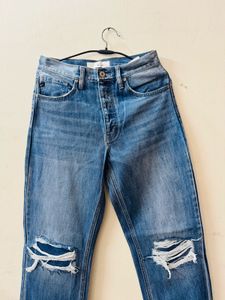 Ripped Jeans …Waist Is 28