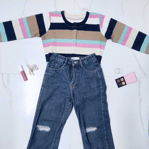 🌈Multicolor Tunic TOP