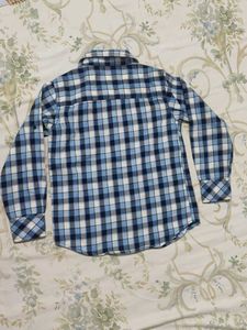 Blue Checks Shirt For 4-5 Years old boy