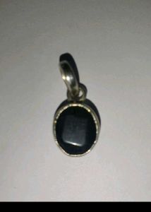 pure silver Black onyx pendant