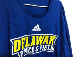 Adidas Blue Long Sleeve T Shirt
