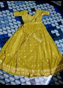 Anarkali Gown With Duppatta