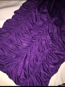 Winter purple dress